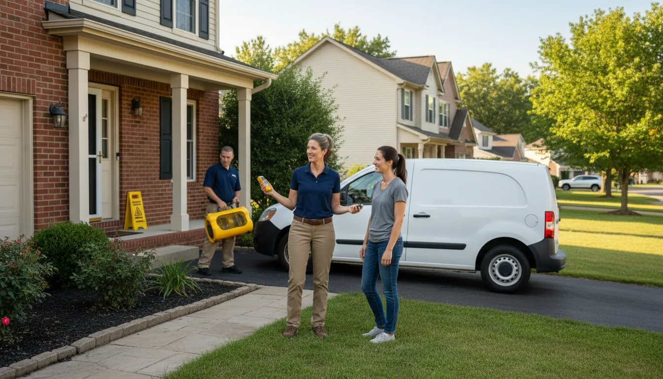Residential water damage restoration in Sahuarita, AZ